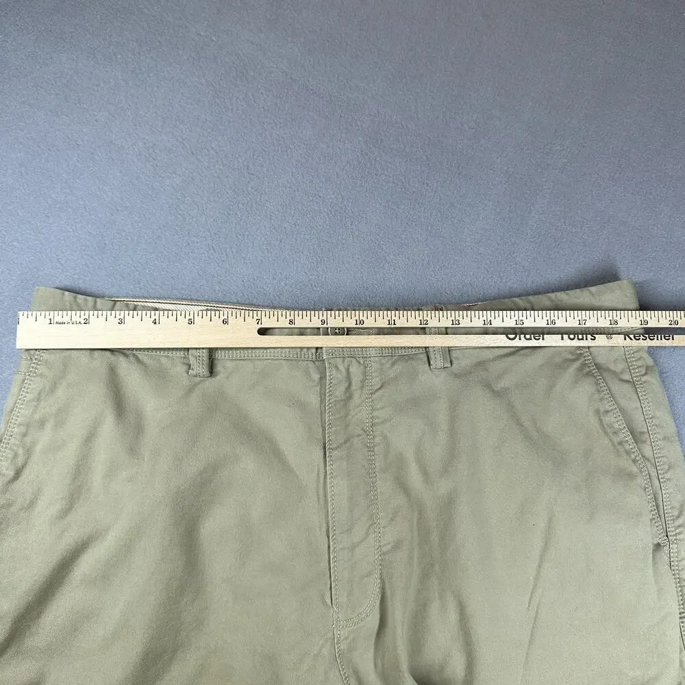 Tommy Bahama Shorts Mens 38 Khaki Beige Stretch Classic Chino Flat Front Casual - Picture 4 of 11